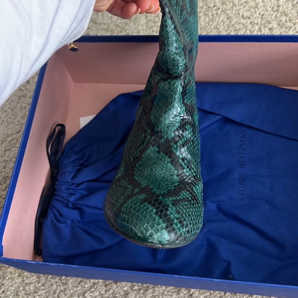 Stuart Weitzman Fifer 80 Emerald Boot - Picture 10 of 16